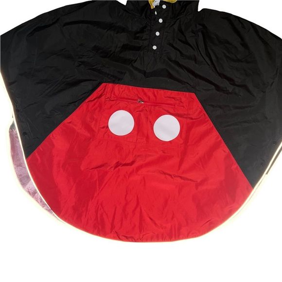 Disney Parks Rain Poncho Minnie OR Mickey Reflective Jacket Packable Coat - Picture 5 of 15